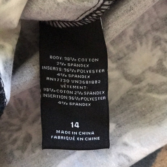 Prabal Gurung for Target Black Floral Fit and Flare Dress Size 14 Retro Print - Picture 8 of 8